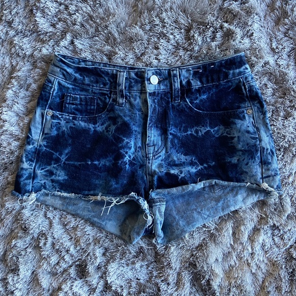 Mossimo Supply Co. Pants - Mossimo Denim | Tie Dye High Rise Short Short